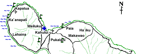 MAP OF MAUI
